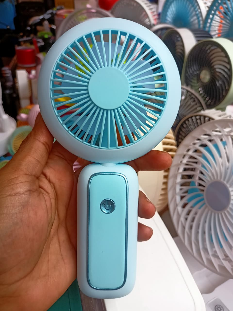 Rechargeable Fan - 2 in 1 - Fan & Led Light - Image 2