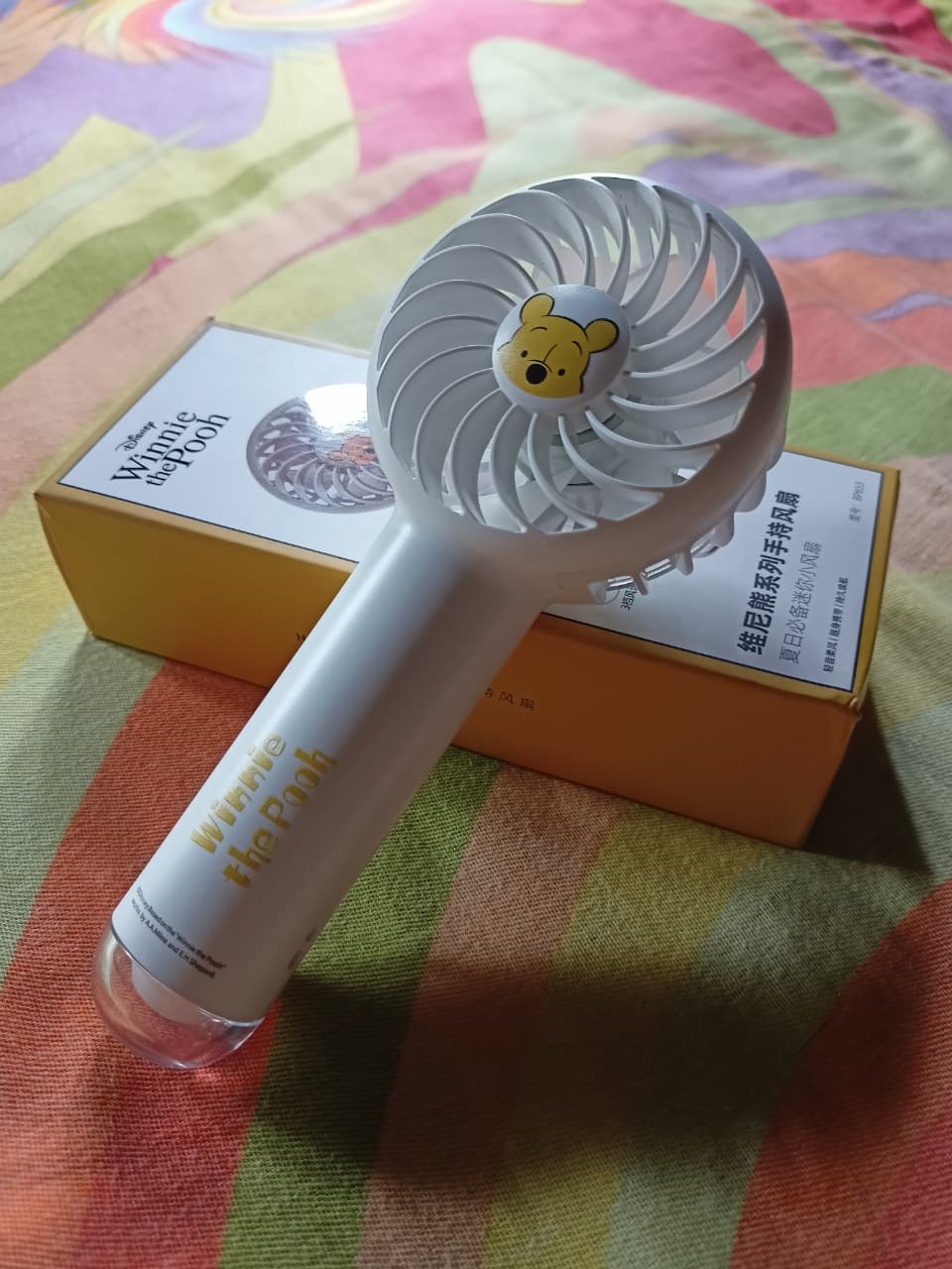 Winnie the Pooh Portable Hand Fan with LED Light - Image 4